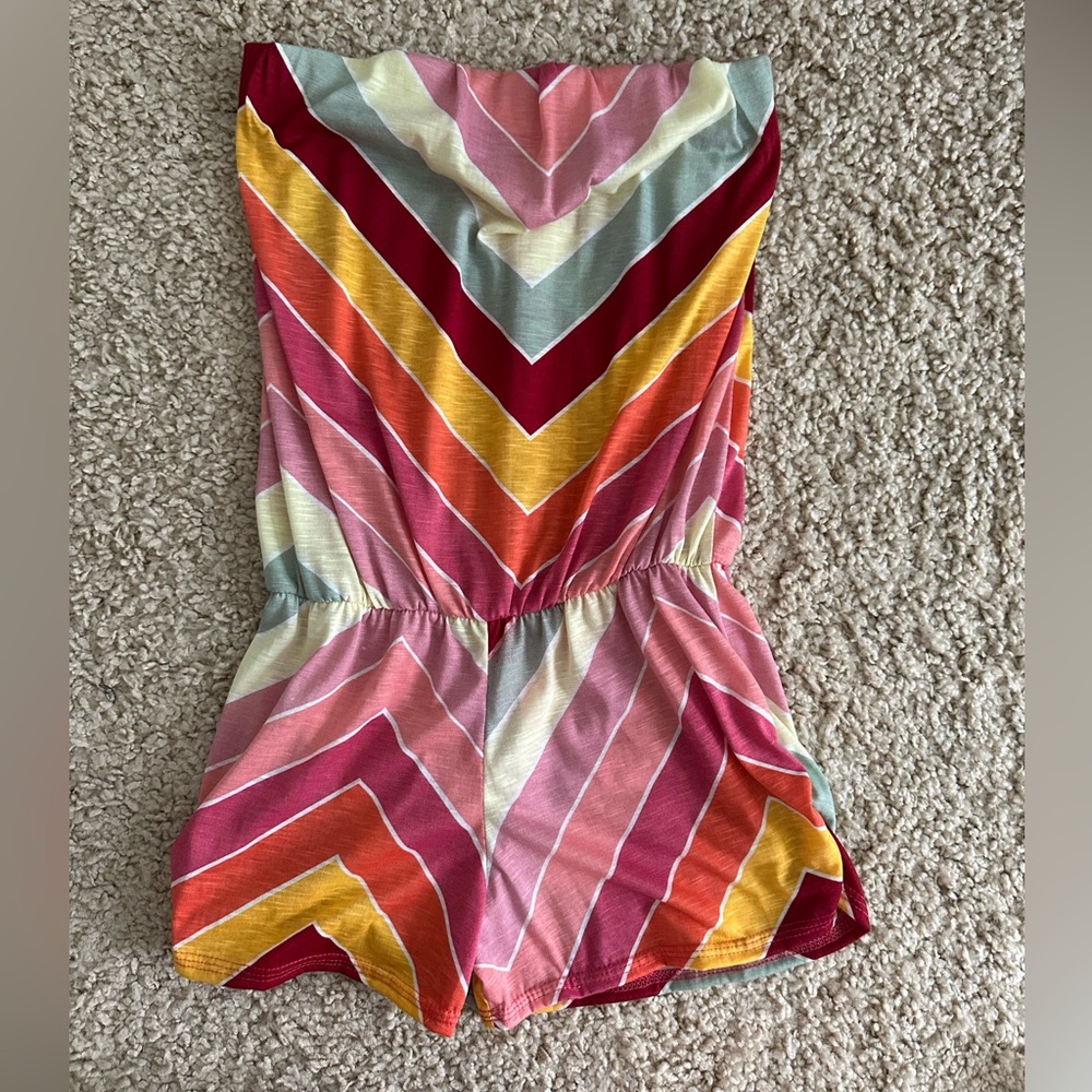 Colorful Patterned Women’s Romper